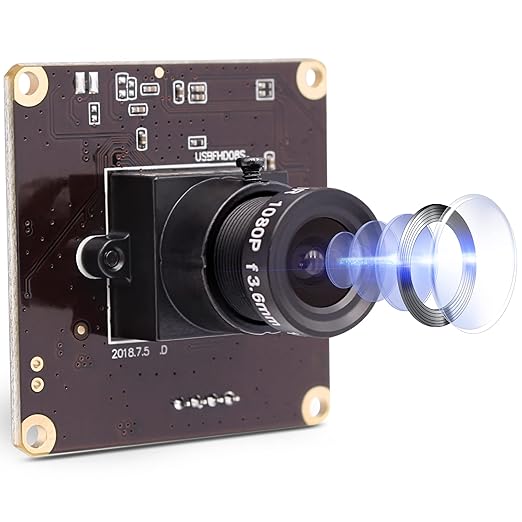 SVPRO USB Camera 1080P 60fps Slow Motion Board Camera 720P 120fps,360P 260fps,Wide Angle Industrial Camera Plug and Play for Windows Linux Mac OS Android Raspberry Pi