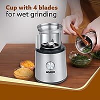 AGARO Regency Electric Coffee Grinder, 85 Grams, Coffee Grinder Machine, Espresso Grinder