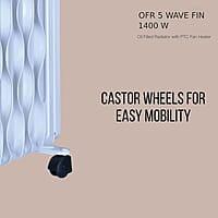 Havells OFR 5 Wave Fins with Fan 1400 watt