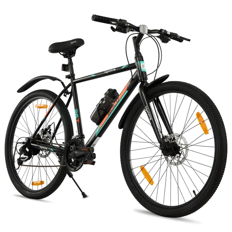 Lifelong Cycle for Adults - MTB Gear Cycle, Mountain Bike with V- Brakes - Lightweight, Bicycle for Men and Women Rider