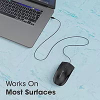 Zebronics Zeb-Velocity Mouse – Type-C, 4 Buttons, Ergonomic Design, High Precision, Smooth Tracking, Ideal for Gaming and Work, Plug and Play, Compatible with Multiple Devices, Stylish Look.