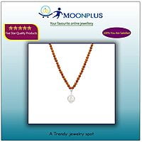 Rudraksha Mala/Chain with Sterling Silver Iyyappan Pendent/Dollar