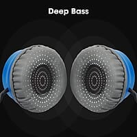 ZEBRONICS Zeb-Bang PRO Bluetooth v5.0 On Ear Headphone, 30H Backup, Foldable Design, Call Function, Voice Assistant Feature, Built-in Rechargeable Battery, Type C Charging, 40mm Driver and AUX.