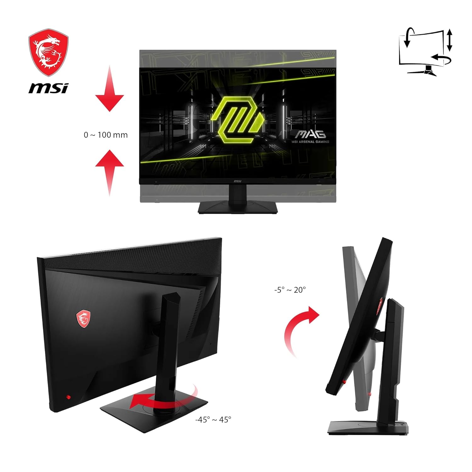 MSI , UHD, 160Hz Gaming Monitor,MAG  322UPF