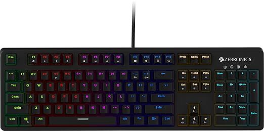 ZEBRONICS Premium Mechanical Keyboard (Zeb-MAX Plus V2)