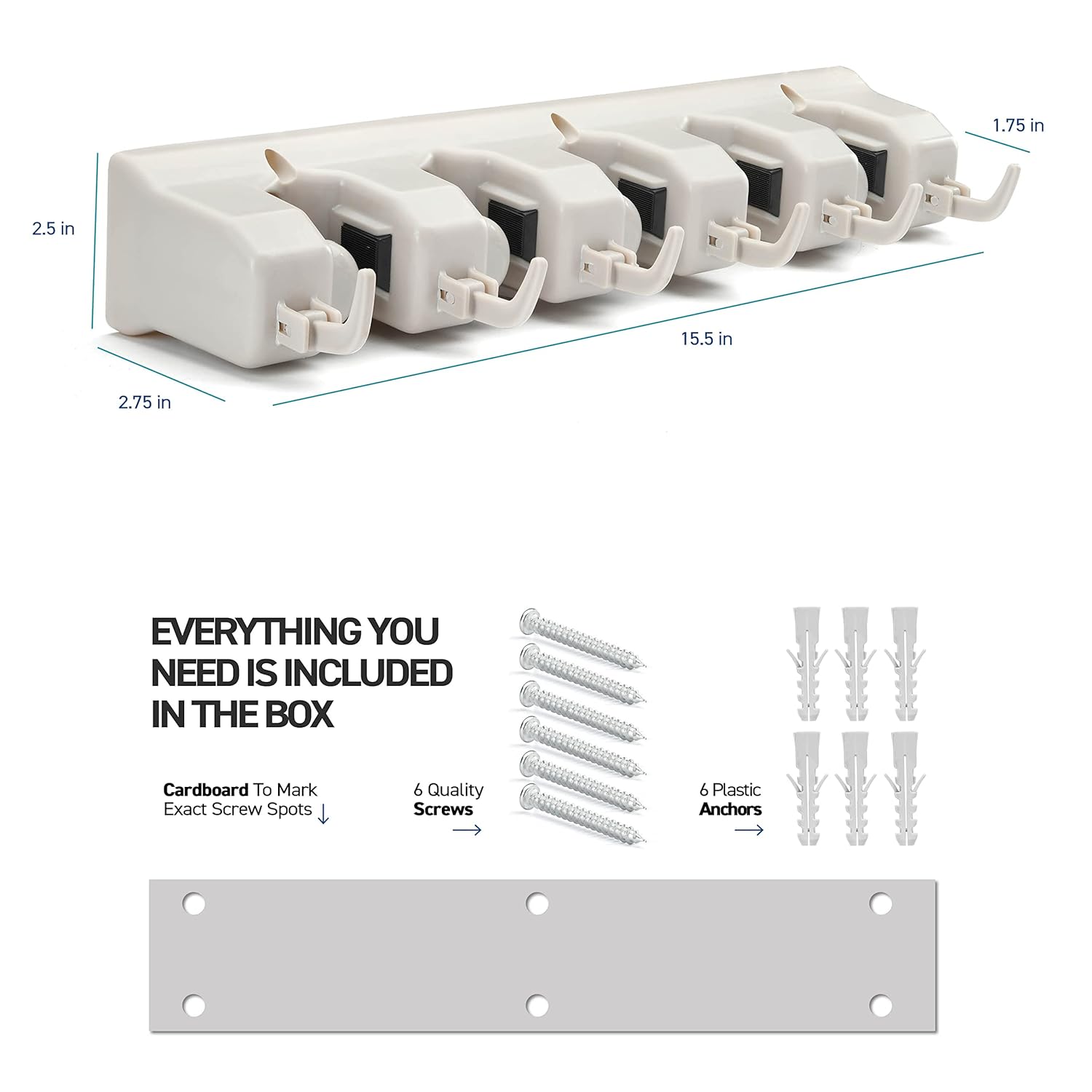 Mop and Tools Holder Plastic