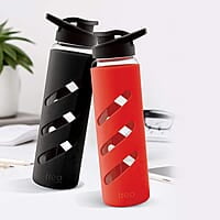 Treo By Milton CGWFBOT034ORNG0024 Glass Bottle, 725 ml