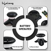 Lifelong Battery Powered Mini Head and Body Massager
