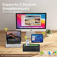 ZOOOK Finger Pad Bluetooth Multi Device Touchpad Keyboard