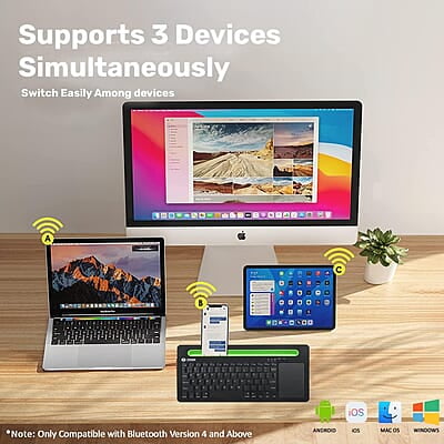 ZOOOK Finger Pad Bluetooth Multi Device Touchpad Keyboard ZOOOK Finger Pad Bluetooth Multi Device Touchpad Keyboard