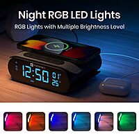 Portronics VoltClock 15W Wireless Charger for All Compatible Wireless Charging