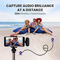 Portronics Vlogmate 2 Dual Mic, ideal for content creators! Enjoy high-quality audio for vlogs, podcasts, and interviews!
