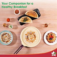 Wonderchef Bellagio Dosa Tawa 28 cm Non-Stick Ceramic Coating  mm Thickness