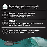 Preethi Artistic Collection Die Cast Non Stick Tawa, 27 cm