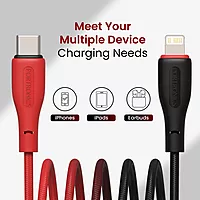 POR 3012 HUE X C-Lightning – 20W USB-C to Lightning Braided Cable | 1M | 06 Months