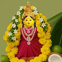 God Ornament Goddess Varalakshmi Face