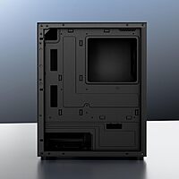 Dawg V110 M-ATX Mini Tower Case – Compact PC Cabinet | Mid Tower | Black