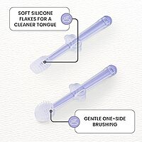 Baby Toothbrush 3 In 1 Silicone Toothbrush Set for Infants and Toddlers