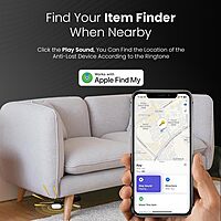 Portronics Loca iOS Item Finder – MFi Certified | Buzzer & Left-Behind Alerts