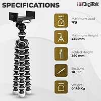 DigiTek DTR 260 GT Mini Tripod