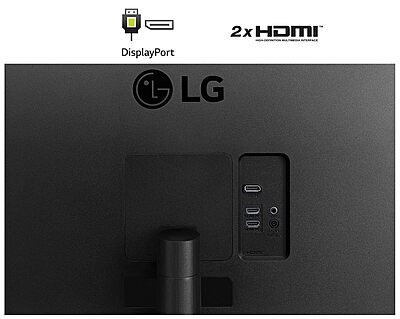 LG, 27" QHD IPS Monitor with AMD FreeSync, 27QN600-B
