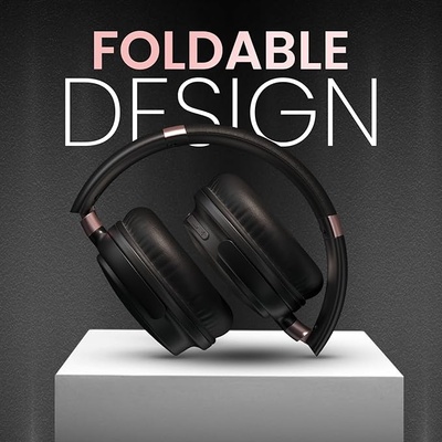 Portronics Muffs M3 Over Ear Headphones with ANC Enabled, Upto 40 Hours Playtime, in-Built Mic, 40mm Driver, Powerful Bass, Soft Ear Cushion, BT 5.3V, AUX in, Foldable Design, Type C Fast Charging Portronics Muffs M3 Over Ear Headphones with ANC Enabled, Upto 40 Hours Playtime, in-Built Mic, 40mm Driver, Powerful Bass, Soft Ear Cushion, BT 5.3V, AUX in, Foldable Design, Type C Fast Charging