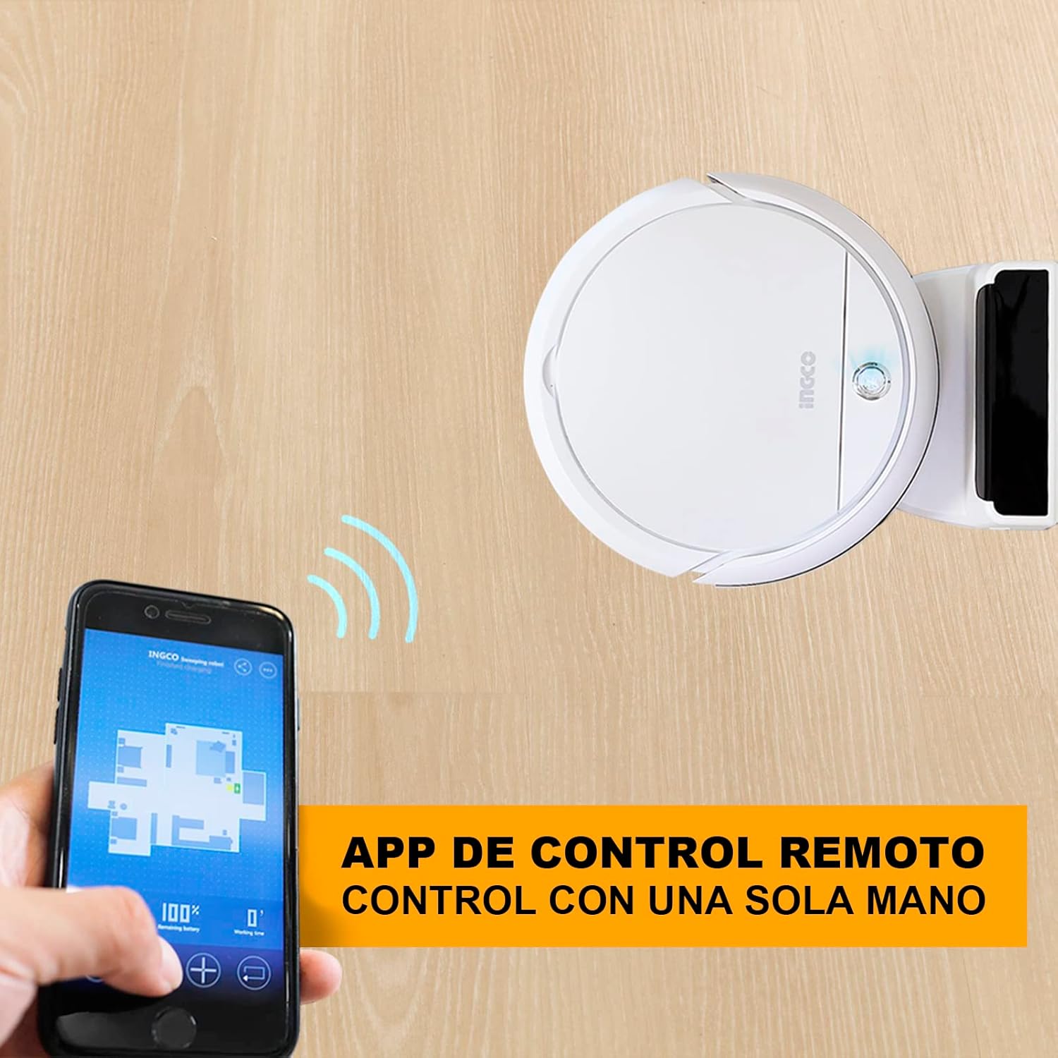 INGCO Robotic Vacuum Cleaner(Gyroscope Style) VCRG30261