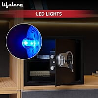 Lifelong LLHSL08 22Litres Home Safe Electronic Locker with LED Light  Digital Security Safe for Home & Office