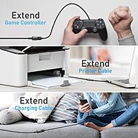 Uport USB 3.0 Extension Cable 1.5M - Boost connectivity with this sturdy, high-speed cable. Ideal for extending USB connections for devices.