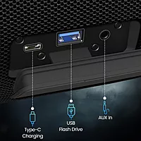 Portronics Thunder 2.0 – 60W Party Speaker with Rich Sound, Dynamic RGB Lights & TWS Connectivity