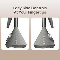 Portronics MOVO 3-in-1 Wireless Charger with 5W Bluetooth | 15W Wireless Charging| Black