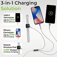 Ultraprolink UL1217 iLink Trio 3 in 1 Charging Cable