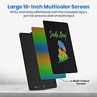 Portronics RuffPad 16 Lite LCD Writing Tablet (POR 3275) – 16 Inch Re-Writable Multi-Color Display