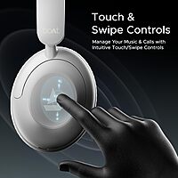 boAt Rockerz 650 Pro (Silver Frost) - New Arrival