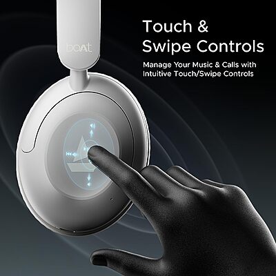 boAt Rockerz 650 Pro (Silver Frost) boAt Rockerz 650 Pro (Silver Frost)