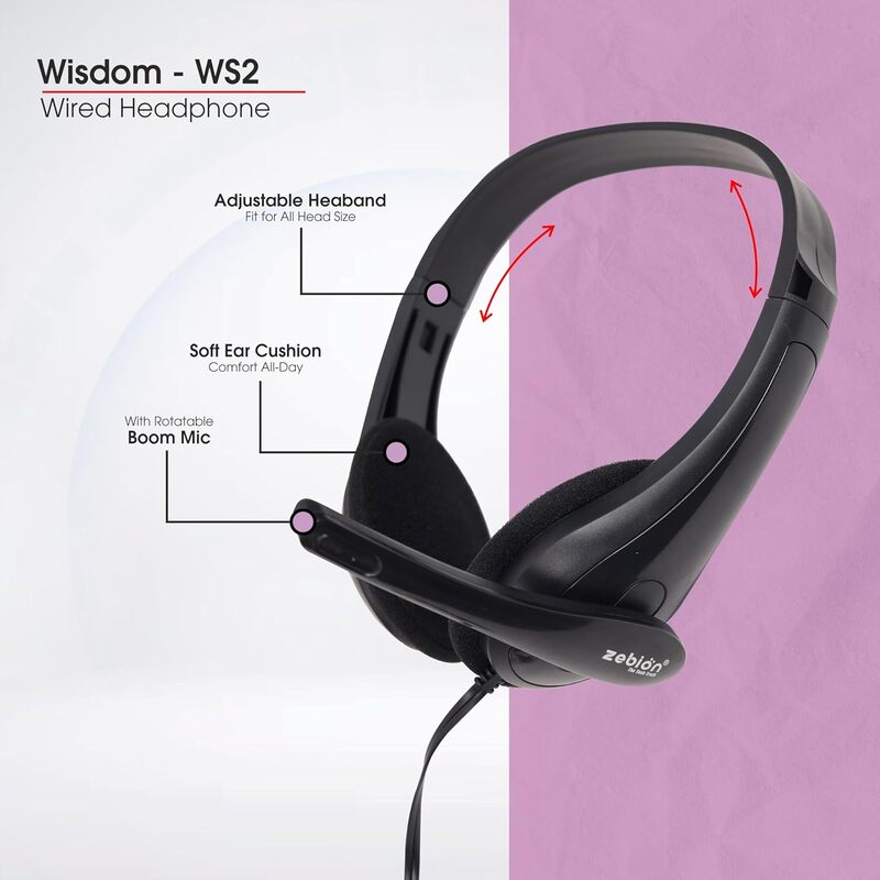ZEBION HEADPHONE WISDOM WS2