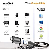 Frontech NC-0040 offers ultra-fast data transfer up to 5 Gbps with durable build and wide compatibility for high-speed connectivity.