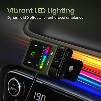 Portronics Auto Tune | Bluetooth Car Audio with Enhanced Bass Control, delivering superior sound quality and seamless connectivity for an immersive driving experience. Tune in and enjoy!