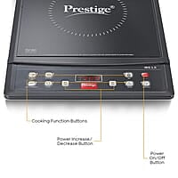 Prestige IRIS ECO 1200 W Induction Cooktop with Automatic Voltage Regulator