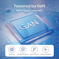 Portronics Adapto 35G 35W GaN Charger – 1 Type-C Port, No Cable Included