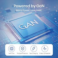 Portronics Adapto 35G 35W GaN Charger – 1 Type-C Port, No Cable Included