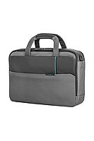 Samsonite Tech-ICT 17L Polyester Laptop Briefcase – Grey | Fits 16.4 Inch Laptop