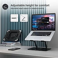 Portronics My Buddy K9 - Portable Laptop Stand - Adjustable elevation levels