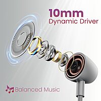 Portronics Harmonics Z9 – Neckband, 40H Playtime, Silver, Bluetooth 5.0, IPX4 Water Resistant, Deep Bass, Comfortable Fit, Quick Charge, Ideal for Sports and Daily Use, Lightweight Design.