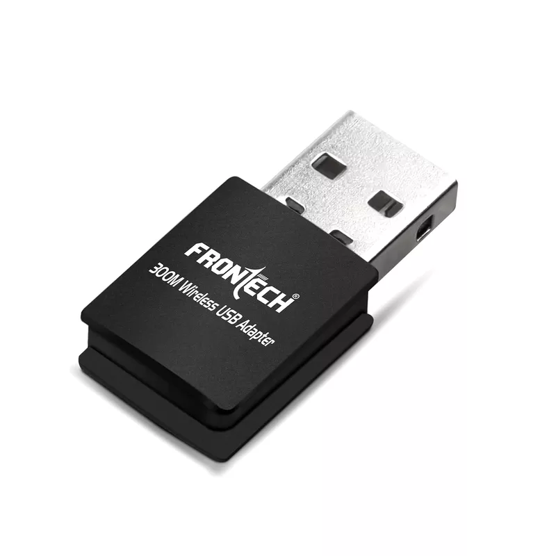 Frontech FT-0842 offers 300 Mbps wireless speed with stable connectivity, easy setup, and compact design for home and office networks.