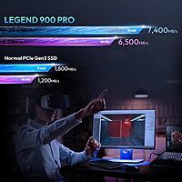 Adata LEGEND 900 PRO 1TB NVMe SSD – PCIe Gen4 M.2 2280 | 7400/6000 MB/s | 5Y Warranty