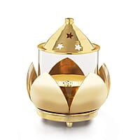 Borosil Subh Brass Diya, Medium