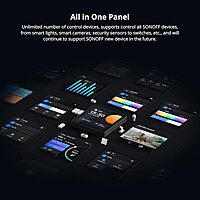 SONOFF NSPanel Pro Smart Home Control Panel, Integrate Zigbee Gateway with Home Security, with Power Consumption Statistics, Thermostat, Call Intercom, etc. All-in-One Control Center Hub with StandW