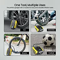 Portronics Vayu Lite – 150 PSI Car Tyre Inflator is a portable, efficient device for quick tyre inflation, ensuring road safety.