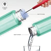 MILTON Aqua 750 Stainless Steel Water Bottle, 750 mlSingle walled Leak Proof